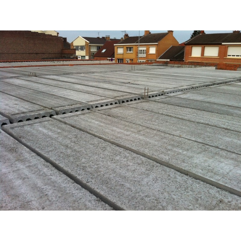 Plancher – Dalles alvéolaires en béton armé livrées et posées
