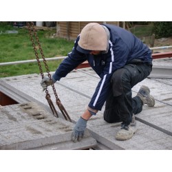 Plancher – Dalles alvéolaires en béton armé livrées et posées