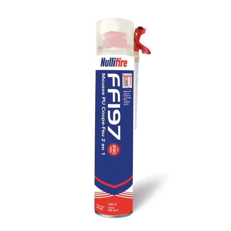 Mousse polyuréthane 2 en 1 coupe-feu – FF197 - Nullifire