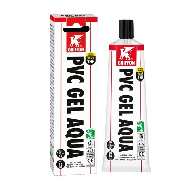 Colle PVC GEL AQUA, colle rigide pour canalisations - GRIFFON | Foxbow
