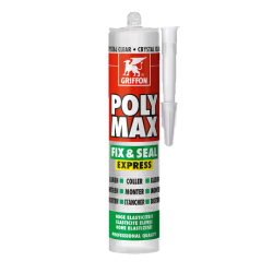 Colle de montage et mastic d’étanchéité tous matériaux – POLY MAX FIX & SEAL EXPRESS - Griffon