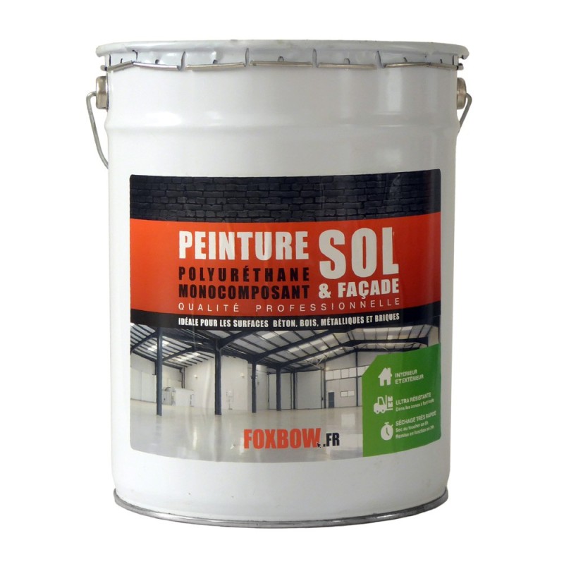 Peinture polyuréthane sol et façade ultra résistante