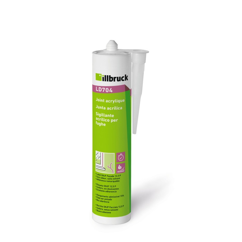 Mastic acrylique LD 704 pour joints et fissures, ILLBRUCK | Foxbow