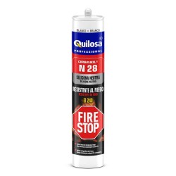 Mastic silicone neutre résistant au feu – N-28 FIRE STOP - QUILOSA