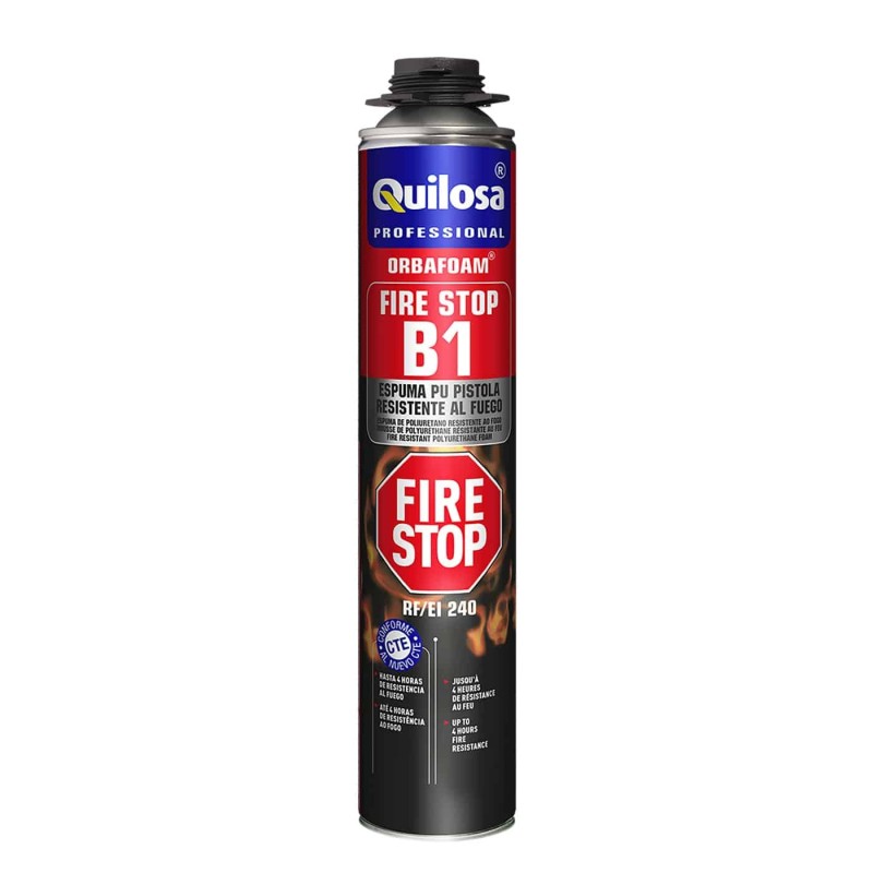 Mousse PU coupe feu STOP FIRE B1 - QUILOSA | Foxbow