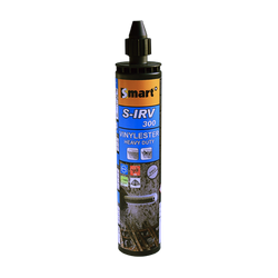 Kit de résine de scellement chimique vinylester - cartouche et 2 canules – S-IRV 300 - SMART