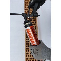 KIT 12 x colles de maçonnerie FOXBOW + 1 pistolet + 1 nettoyant / 1 cartouche de colle OFFERTE