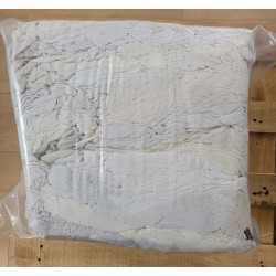 Chiffons blancs de nettoyage et essuyage – 10 kg