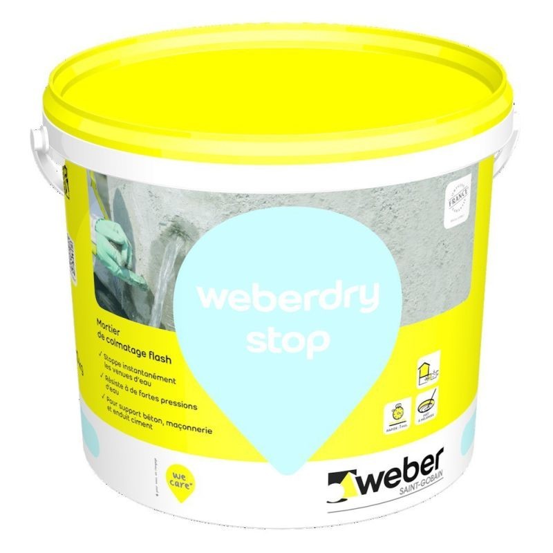 WEBERDRY STOP, mortier de colmatage ultra rapide - Weber | Foxbow