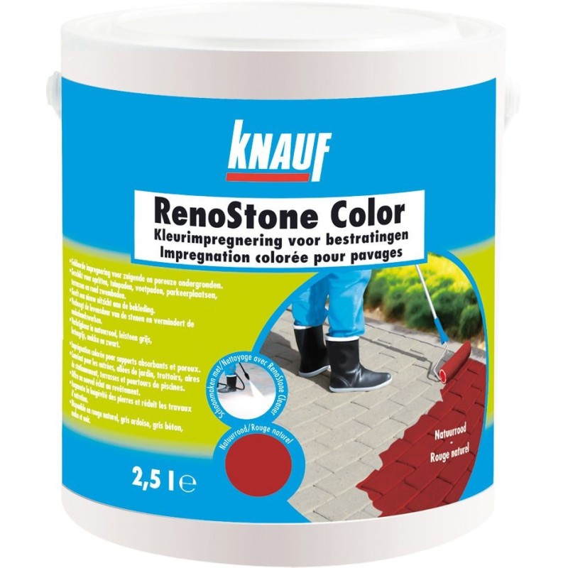 Imprégnation colorée pour pavages - RENOSTONE COLOR - Knauf